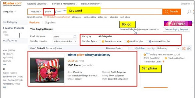 Online buying experience on Alibaba Picture 2