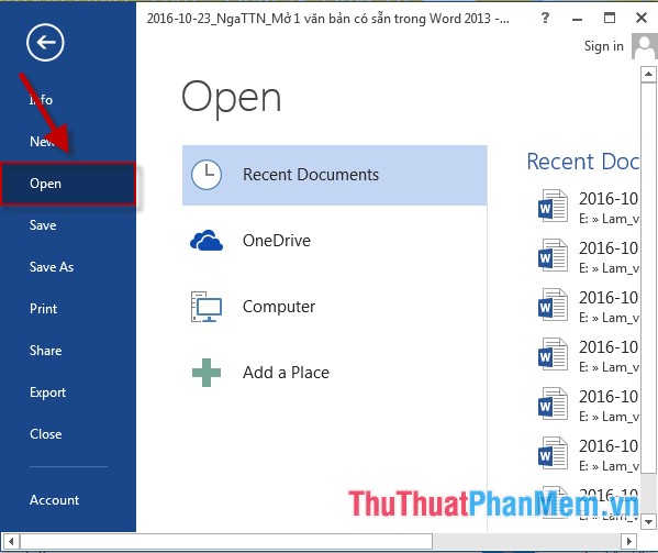 Create Template From Existing Word Document