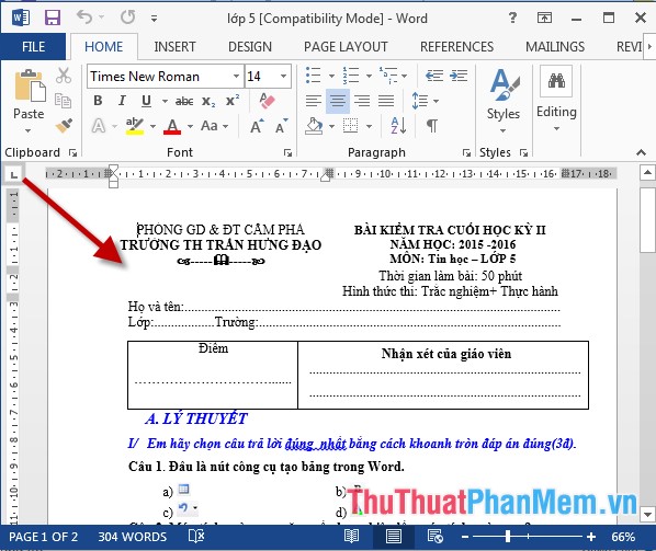 Open an existing document in Word Picture 6