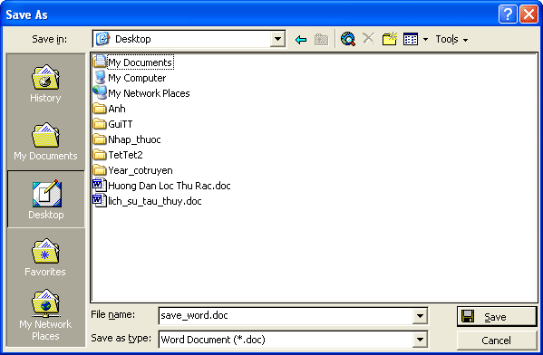 Open and save Word documents Picture 2