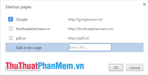 Open many websites when the browser starts up Picture 5