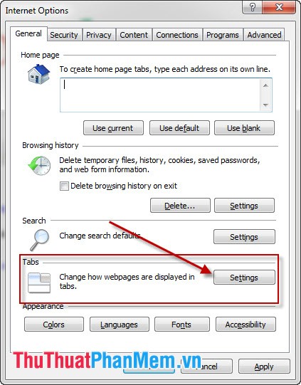 Open many websites when the browser starts up Picture 8