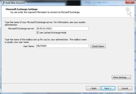 Open multiple Exchange Servers mailboxes with Outlook 2010 Picture 4