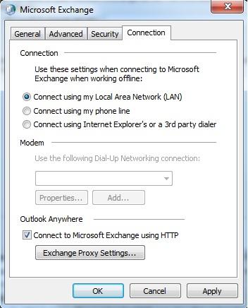 Open multiple Exchange Servers mailboxes with Outlook 2010 Picture 5