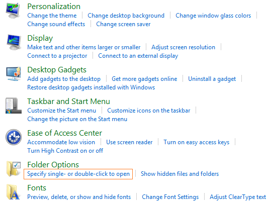 Open the file, open the folder with a mouse click Picture 4