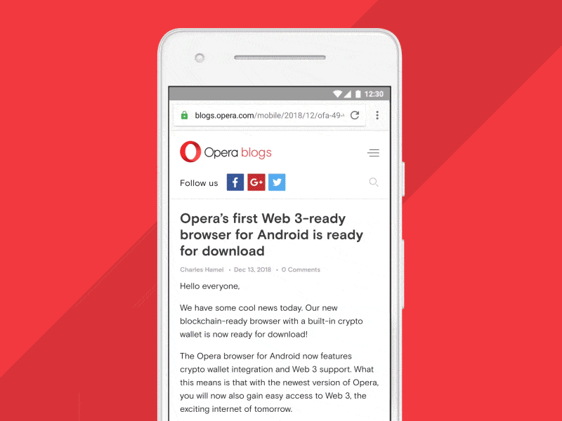 Opera launched new updates for Android devices with many noticeable improvements Picture 3