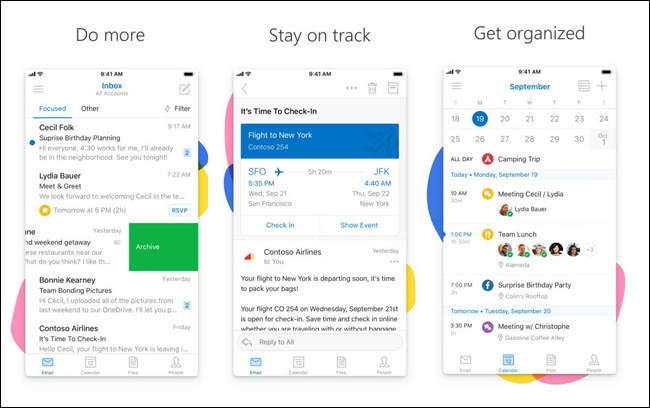 Outlook updates the ability to create, edit and delete groups on the iOS operating system Picture 1