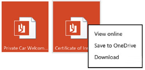 Outlook.com allows saving files directly to OneDrive Picture 1