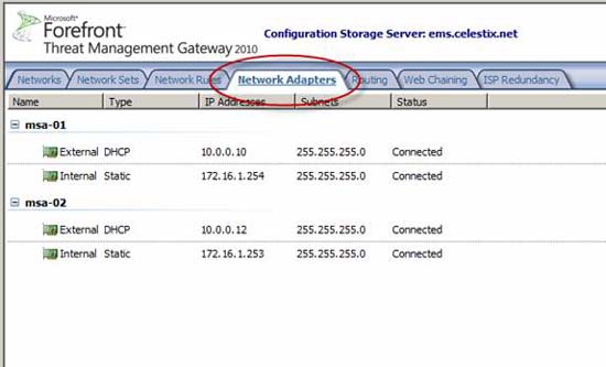 Overview of the Forefront TMG 2010 management interface Picture 11