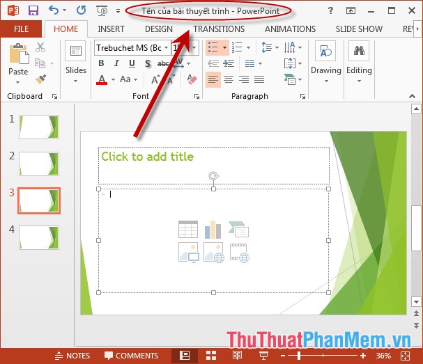 Overview of the PowerPoint interface Picture 1