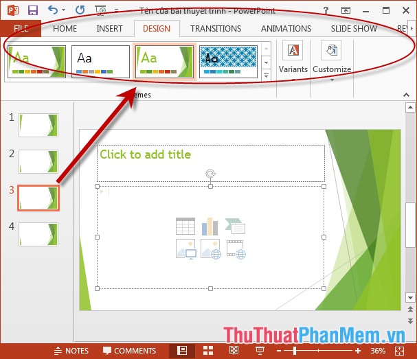 Overview of the PowerPoint interface Picture 2