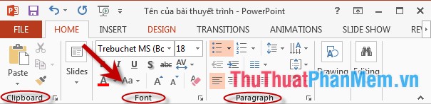Overview of the PowerPoint interface Picture 3