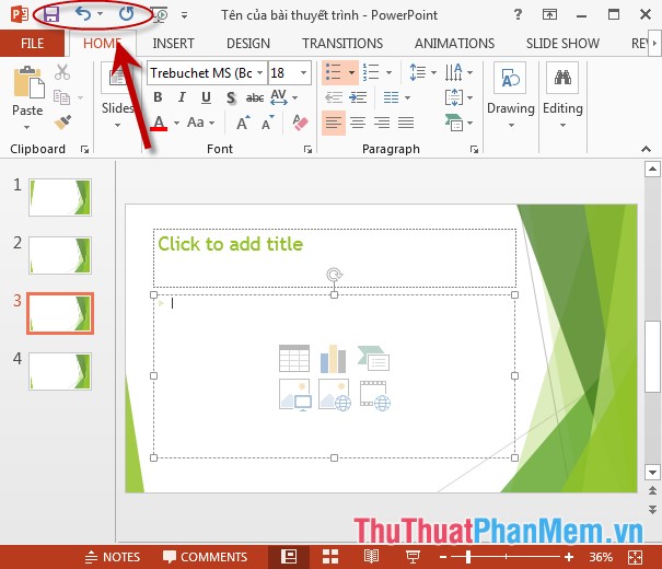 Overview of the PowerPoint interface Picture 7