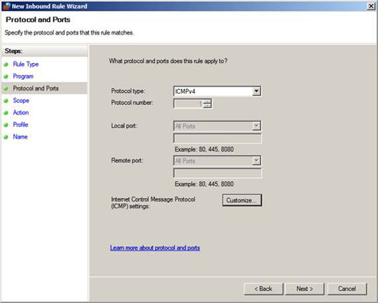 Overview of Windows Server 2008 Firewall with advanced security features (continued part 3) Picture 10