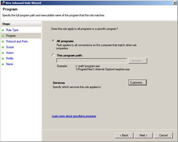 Overview of Windows Server 2008 Firewall with advanced security features - Part 2 Picture 13
