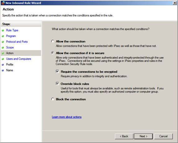 Overview of Windows Server 2008 Firewall with advanced security features - Part 2 Picture 18