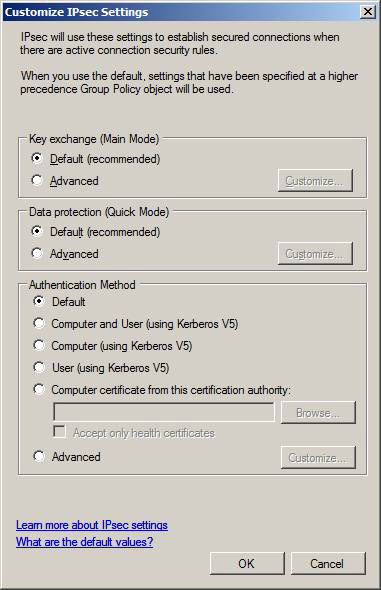 Overview of Windows Server 2008 Firewall with advanced security features Picture 10