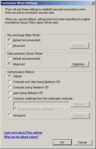 Overview of Windows Server 2008 Firewall with advanced security features Picture 12