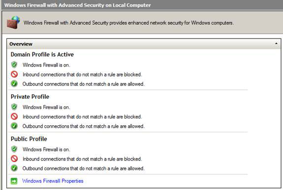 Overview of Windows Server 2008 Firewall with advanced security features Picture 2