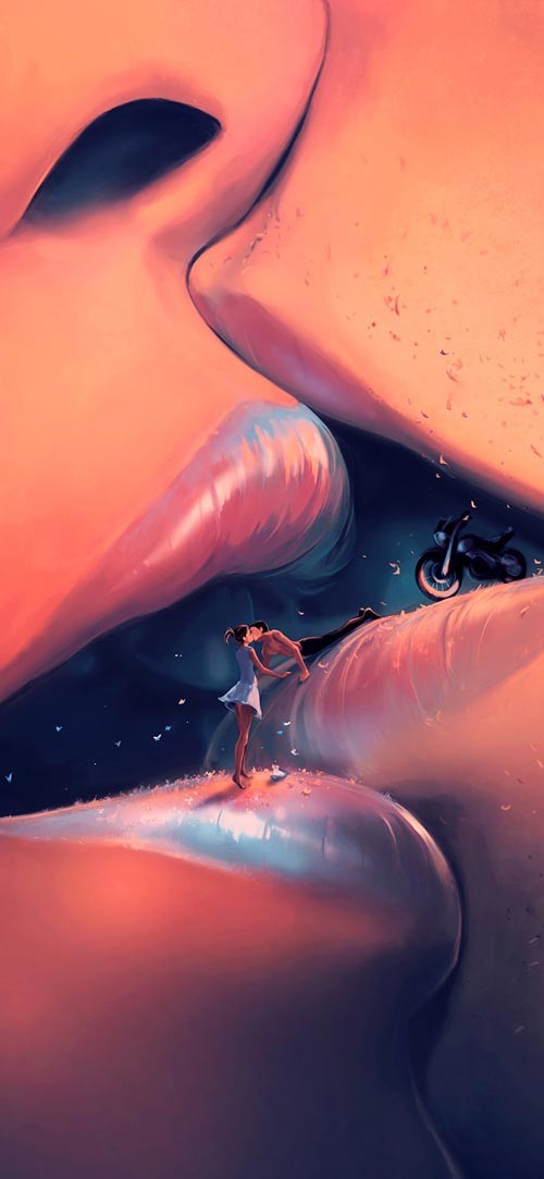 Own the integrated theme wallpaper for smartphones Picture 32