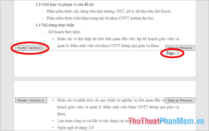 Page numbering in Word 2007, 2010, 2013 and 2016 Picture 11