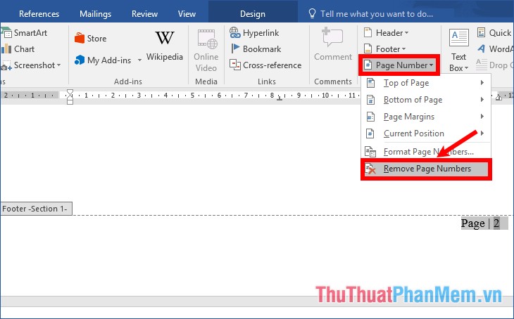 Page numbering in Word 2007, 2010, 2013 and 2016 Picture 13