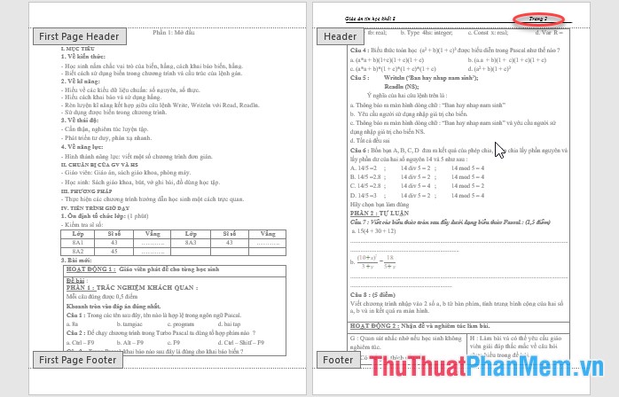 Page numbering in Word 2016 Picture 8