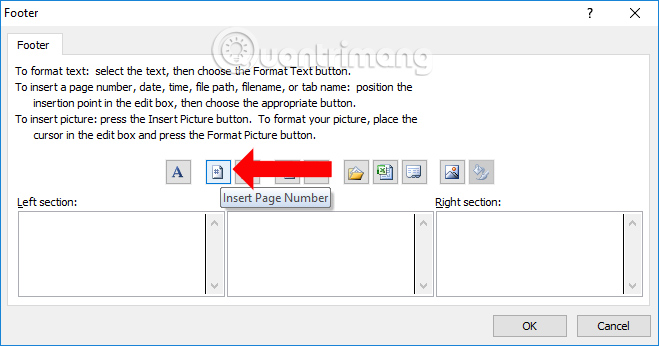Page numbering method of type 1/2 in Excel Picture 3