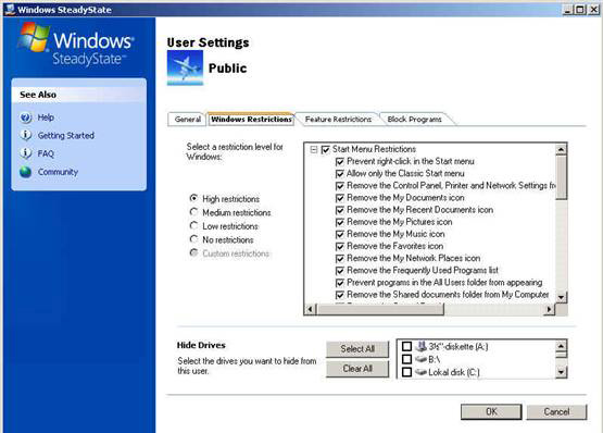 Part 2: Protect computers with Windows SteadyState Picture 10