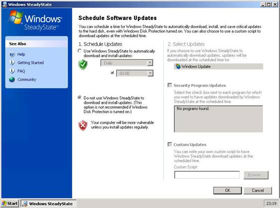 Part 2: Protect computers with Windows SteadyState Picture 5
