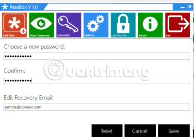 PassBox: Manager and create a free password for Windows 10/8/7 Picture 6