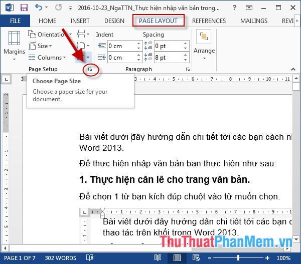 Perform text entry in Word - TipsMake.com