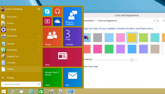 Personalize the Start Menu of Windows 10 Picture 10