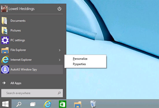 Personalize the Start Menu of Windows 10 Picture 14