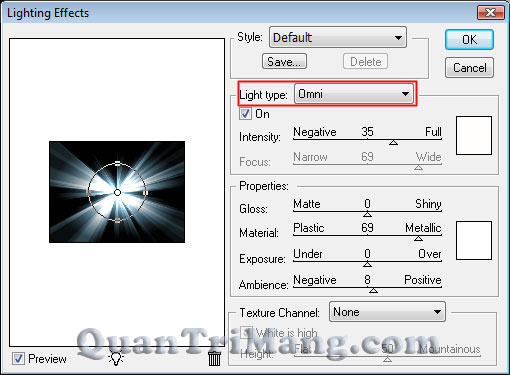 PhotoShop - Create a beam effect Picture 7