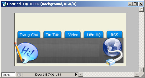 PhotoShop - Create a title for the menu Picture 15