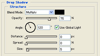 PhotoShop - Create a title for the menu Picture 3