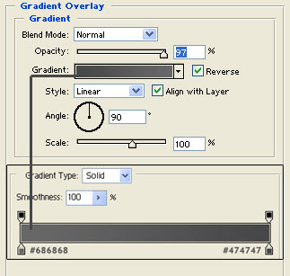 PhotoShop - Create a title for the menu Picture 4