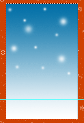 Photoshop CS: Christmas cards for relatives Picture 10