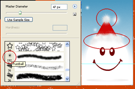 Photoshop CS: Christmas cards for relatives Picture 16