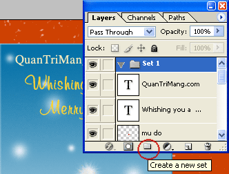 Photoshop CS: Christmas cards for relatives Picture 18