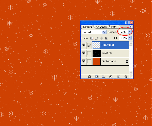 Photoshop CS: Christmas cards for relatives Picture 6