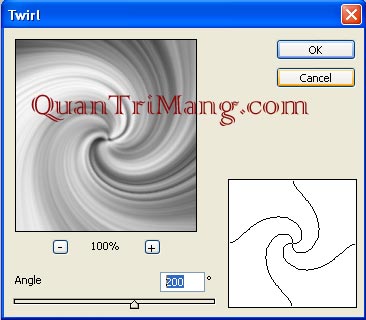 Photoshop CS: Color whirlpool vortex Picture 6