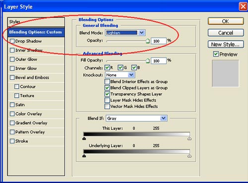 Photoshop CS: Color whirlpool vortex Picture 8