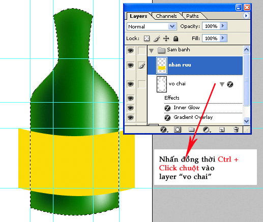 Photoshop CS: Creativity with New Year's greeting card (Part III) Picture 16