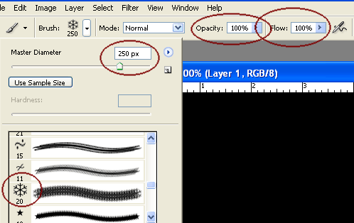 Photoshop CS: How to create and use Brush (Part 1) Picture 12