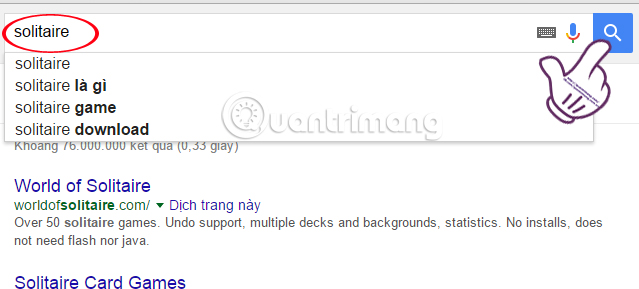 Play hidden games on Google Search Picture 7
