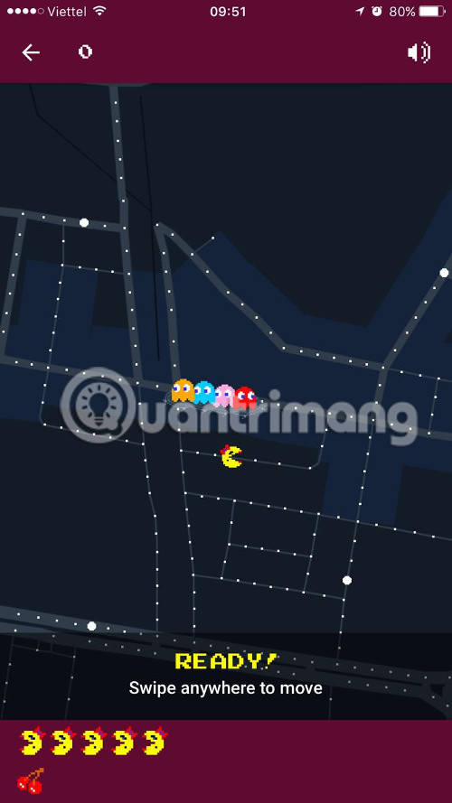 Play Pac-Man 'lady' version of the game at any place in the world in Google Maps on April this year Picture 2
