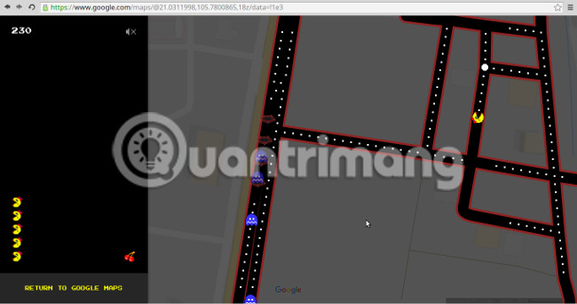 Play Pac-Man 'lady' version of the game at any place in the world in Google Maps on April this year Picture 5
