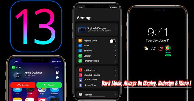 Please admire the latest iOS 13 Concept with a unique design Picture 1